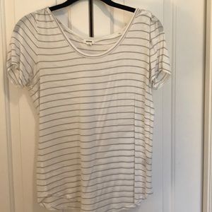 medium garage striped tee